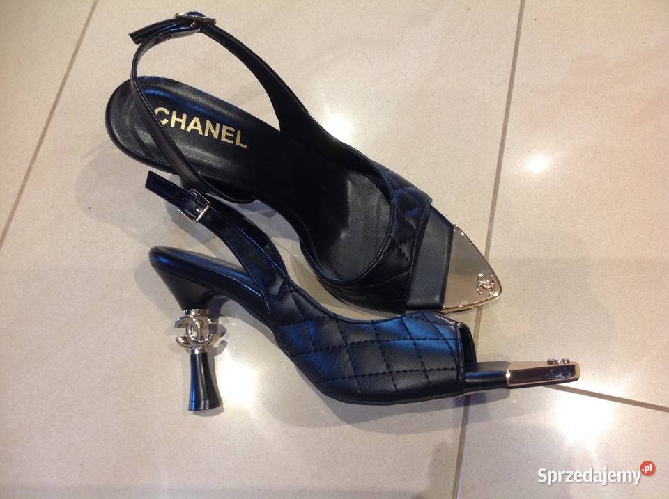 Czarne Sandałki Damskie 365 j Nowe 23.2cm lubuskie Nowa Sól