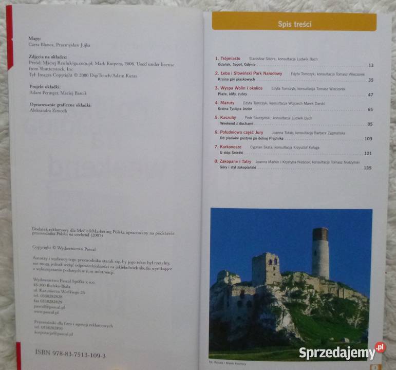 Ilustrowany przewodnik Polska na weekend mazowieckie Warszawa sprzedam