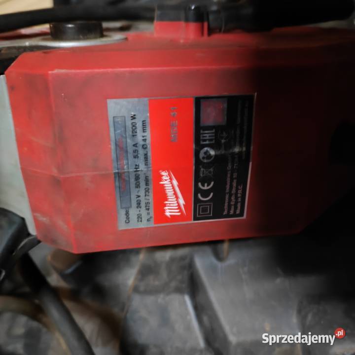 Wiertarka magnezowa milwaukee mde 41 Brzeziny sprzedam