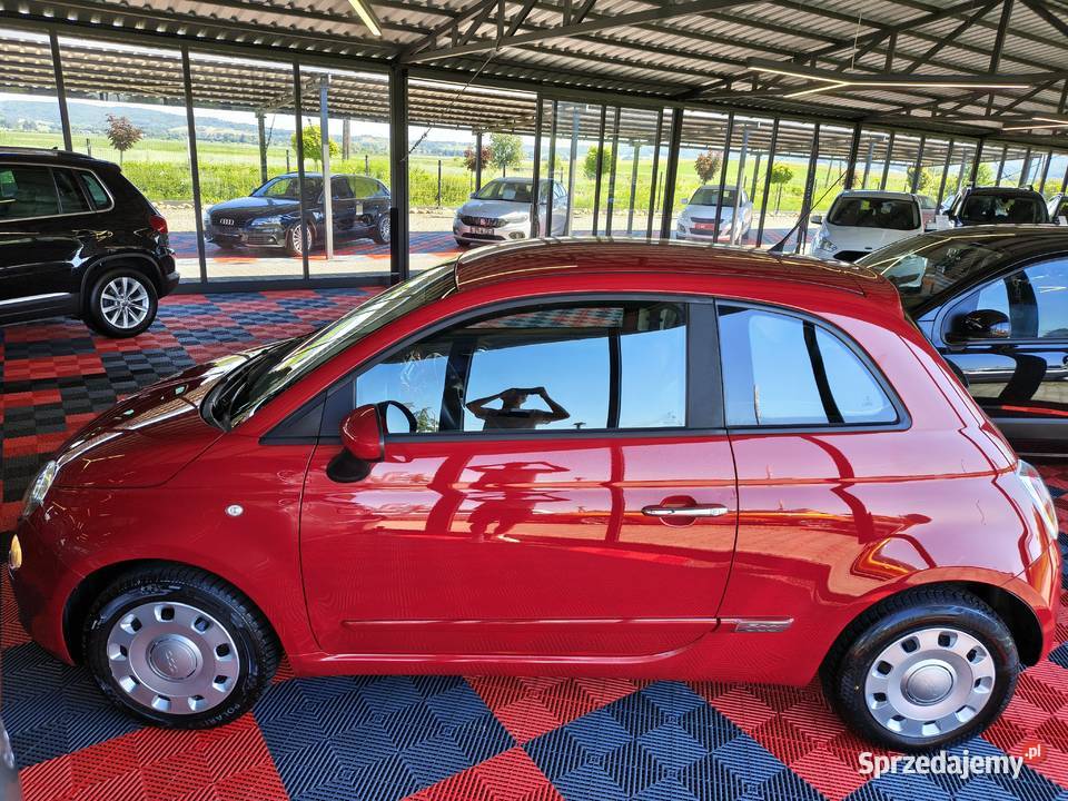 Fiat 500 AUOMAT Jedyne 96000 Benzyna 4CYLINDRY garażowany Zarszyn