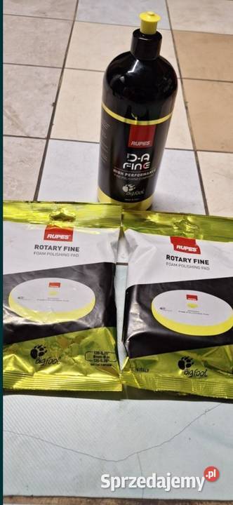 Nowa lekkoscierna pasta polerska Rupes żółtaz Kraków