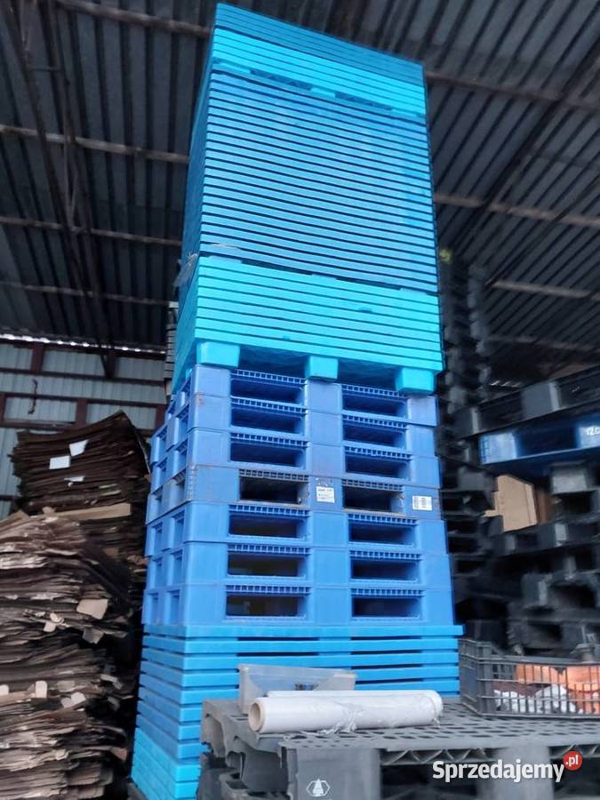 Palety plastikowe solidne nowe różne wymiary i