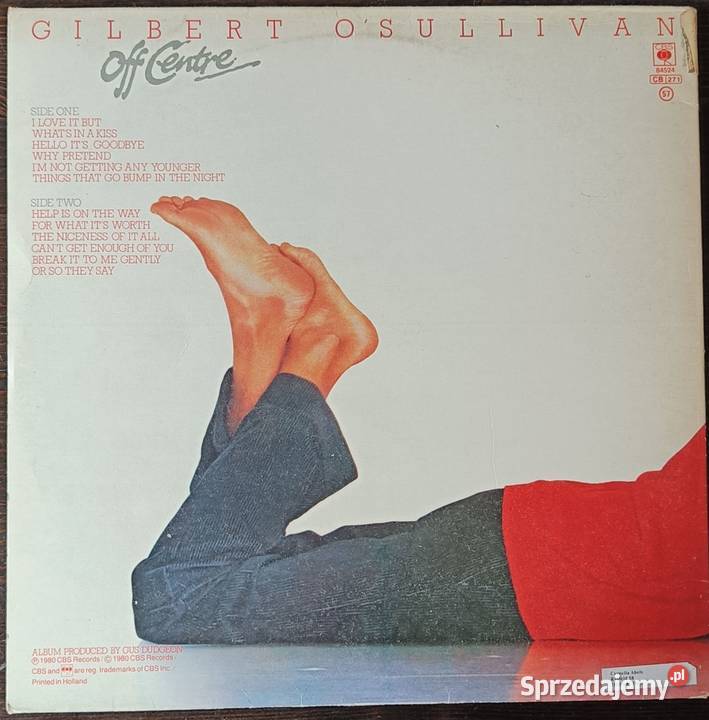 Gilbert OSullivan Off Centre Winyl 1980 Brwinów sprzedam