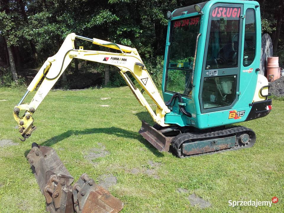 Koparka Minikoparka YANMAR B15