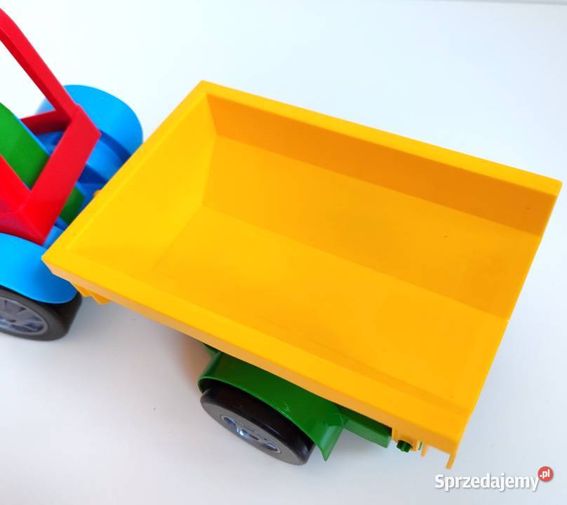 Nowy traktor ładowarka z przyczepą Wader