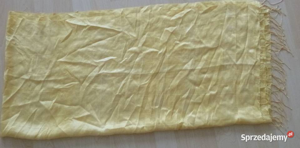 Lekki bawełniany szal z frędzlami Dodatki