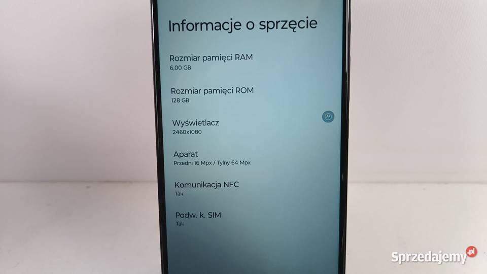 Smartfon MOTOROLA Moto G60s 6128GB Katowice