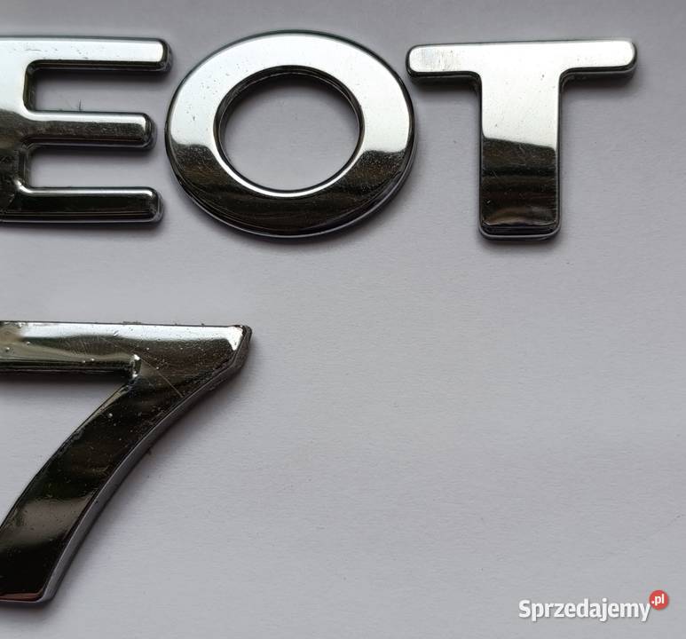 Napis emblemat Peugeot 407 sedan 0408r Lipno
