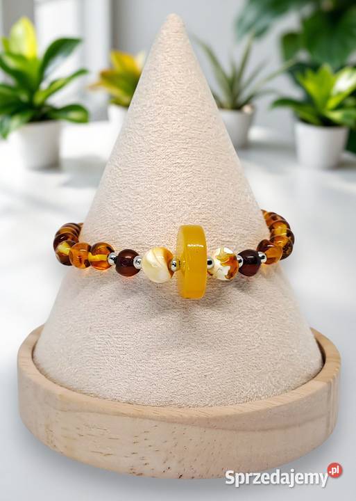 Bransoletka z bursztynu BURSZTYN bałtycki mix mazowieckie
