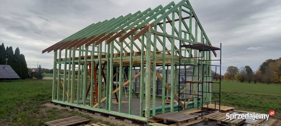domy szkieletowe do 70m2 całoroczne opolskie