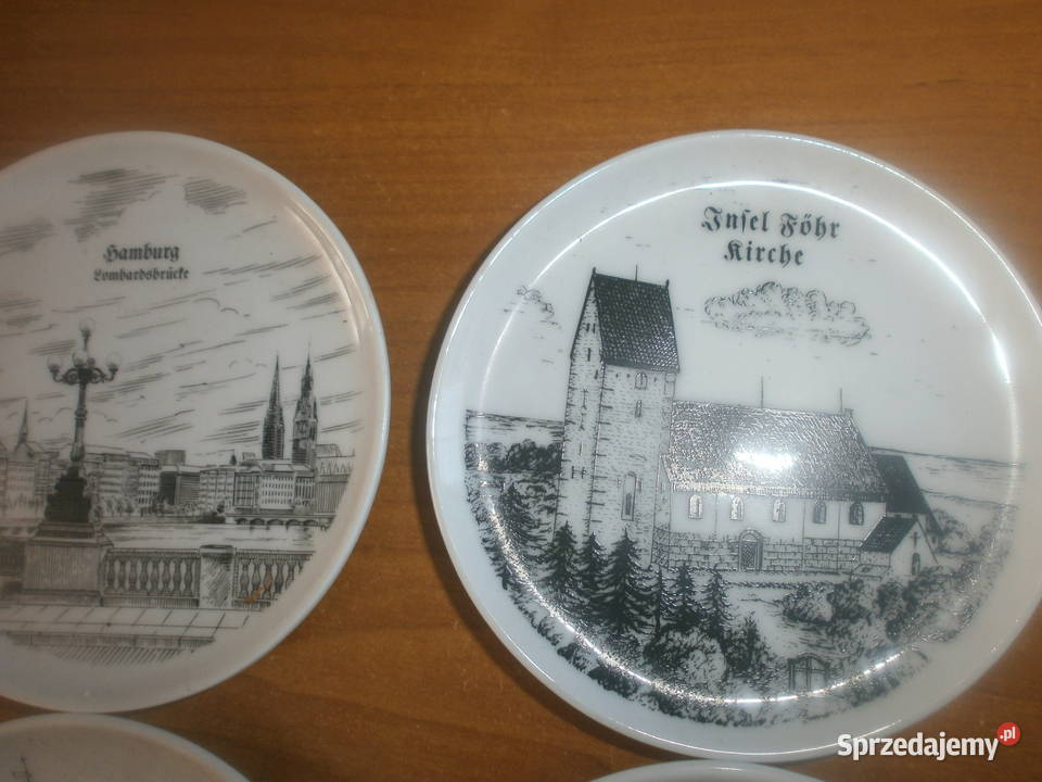 talerzyki miast Niemcy 8 sztuk Pozostałe lubuskie Zielona Góra