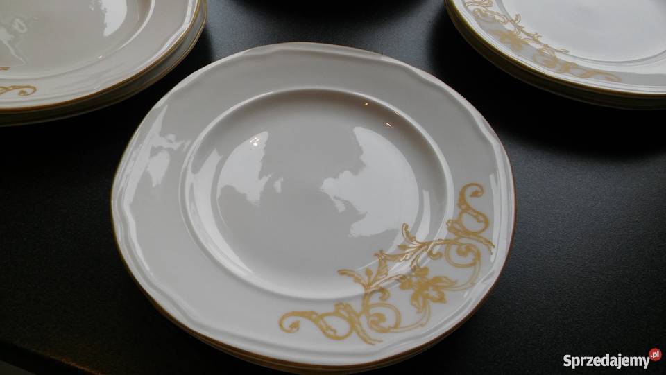 komplet talerze płaskie i głębokie almi decor inny kolor Gdańsk