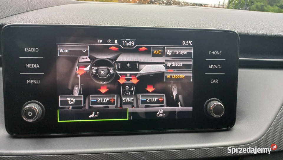 koda Scala Climatronic Kierwielof Salon FV23 nieuszkodzony Gdańsk