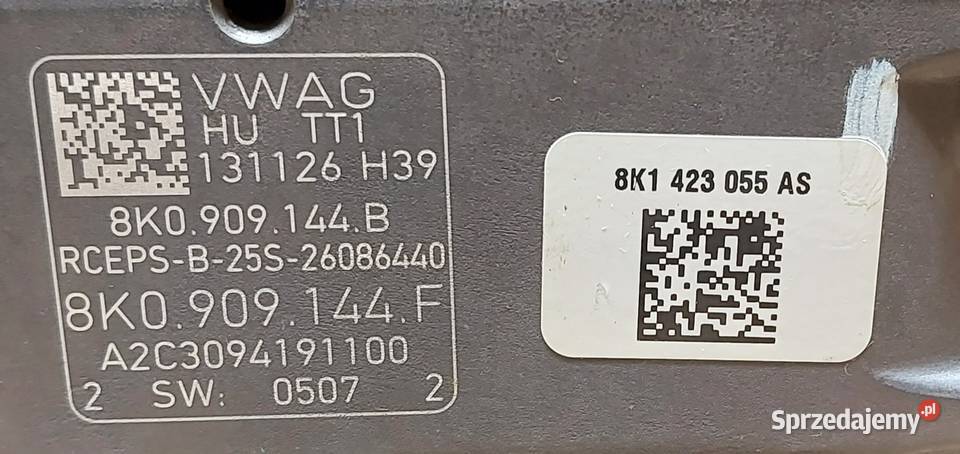 MAGLOWNICA PRZEKŁADNIA KIEROWNICZA AUDI A4 B8 A5 osobowe Mielęcin