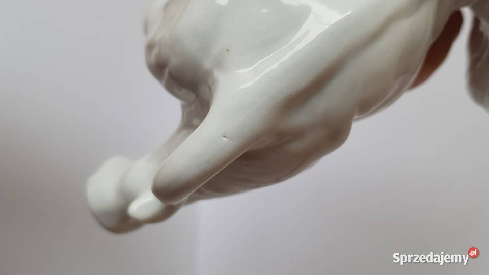 Porcelanowa figurka słoń 3 porcelana Dąbrowa Górnicza sprzedam