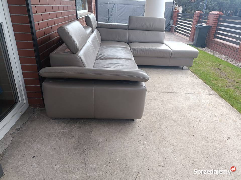 Sprzedam narożnik ze skóry wielkopolskie Konin sprzedam