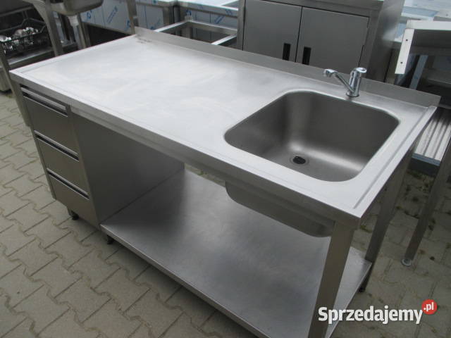 Zlew Gastronomiczny 1 Komorowy z 3 Szufladami i Gastronomia Ostrów Wielkopolski sprzedam