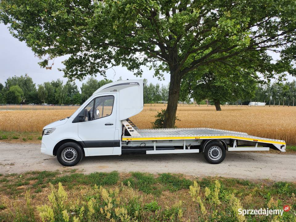Mercedes Sprinter 907 319 CDI190 LAWETAS1 wł2021 biały Ostrów Wielkopolski