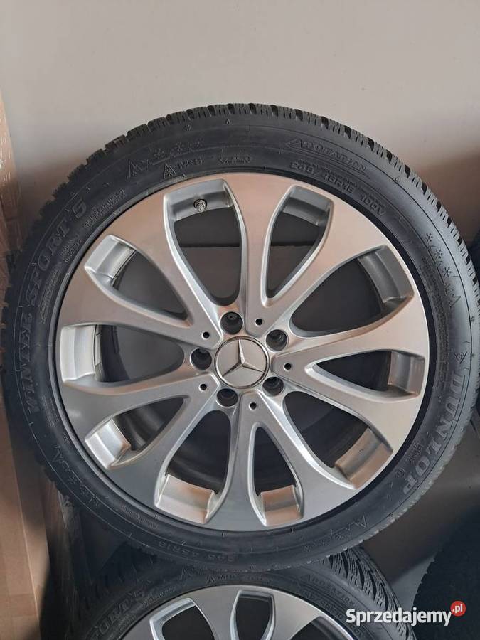 Koła aluminiowe alufelgi mercedes 24545R18 opony Grębocin sprzedam