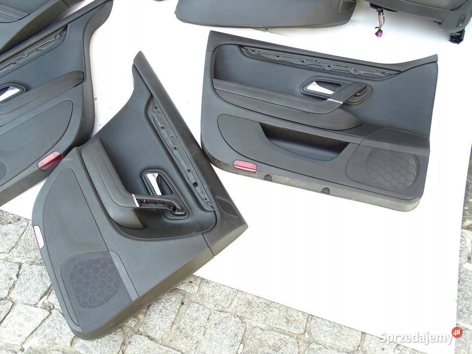 FOTELE KANAPA KOMPLET SKÓRA VW PASSAT CC 3C8