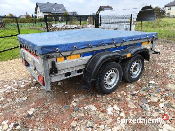 Przyczepka dwuosiowa Wiola Krakus Plus DMC 750 śląskie Bojszowy