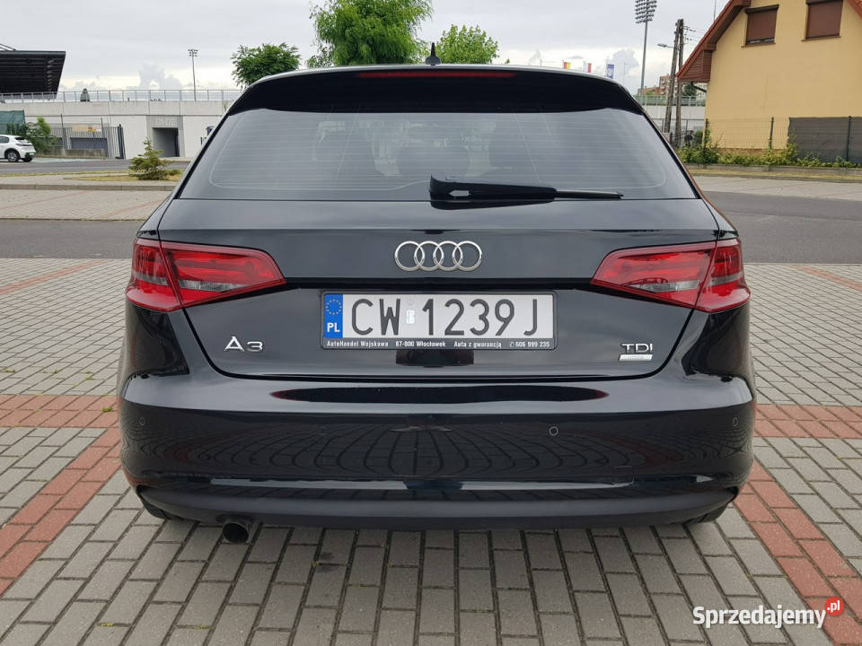 Audi A3 16 TDI Skóry Klimatronik Nawigacja Włocławek