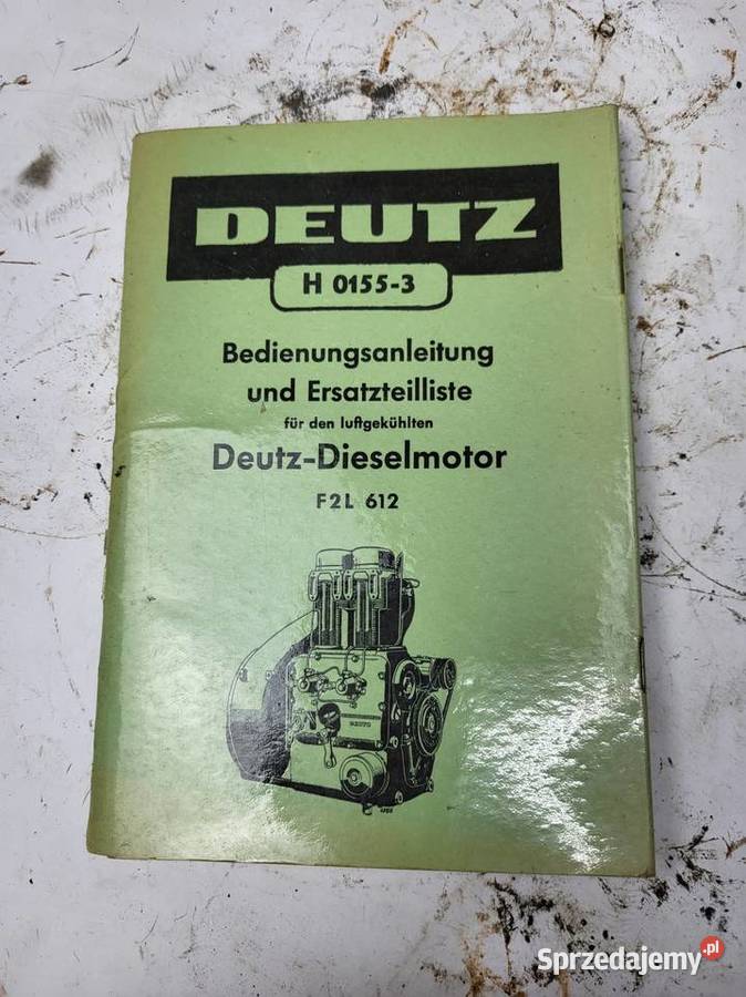 INSTRUKCJA I KATALOG CZĘSCI DO DEUTZDIESELMOTOR Rybnik