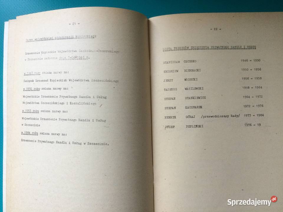 3416 Zarys Historii Kupiectwa WojSzczecińsk