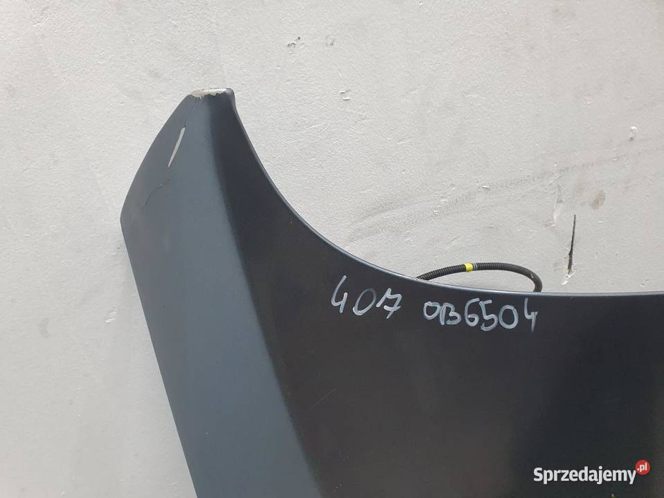 MASKA POKRYWA SILNIKA PEUGEOT 407 osobowe Maski Części samochodowe sprzedam