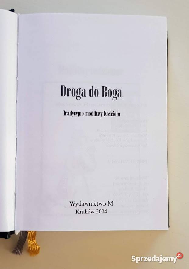 Droga do Boga Tradycyjne modlitwy Kościoła Zielona Góra sprzedam