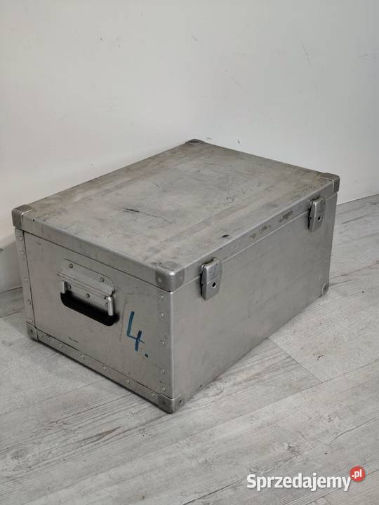 Solidna skrzynia aluminiowa transportowa Poddębice