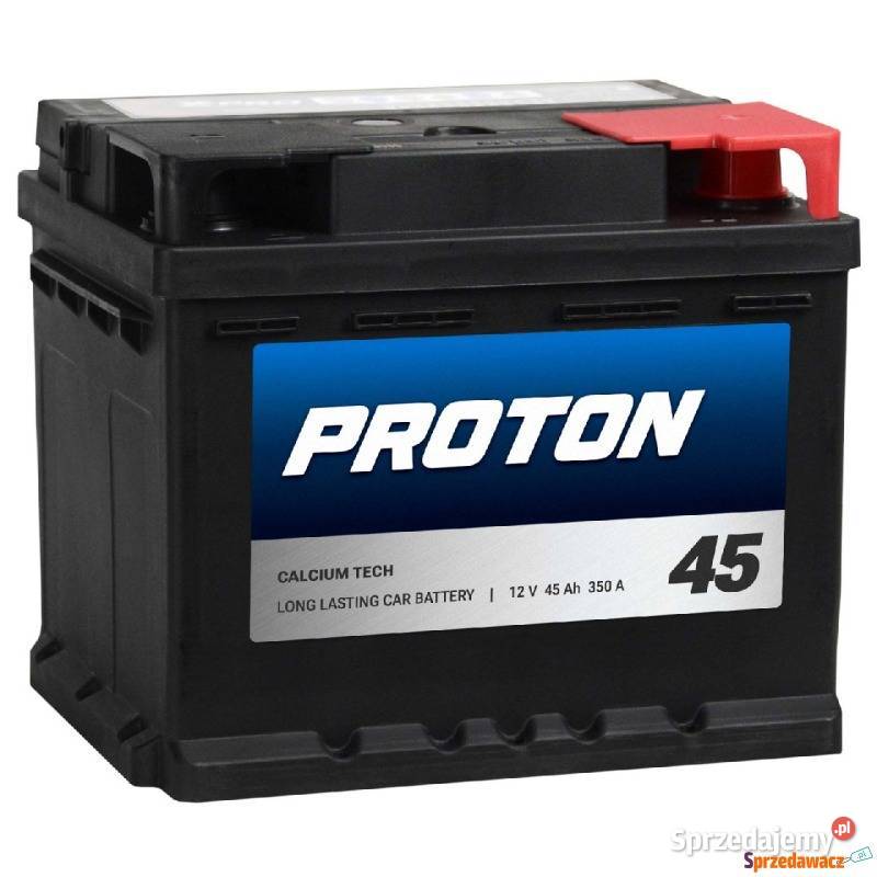 Akumulator 45Ah 350A PROTON en prawy plus osobowe pomorskie