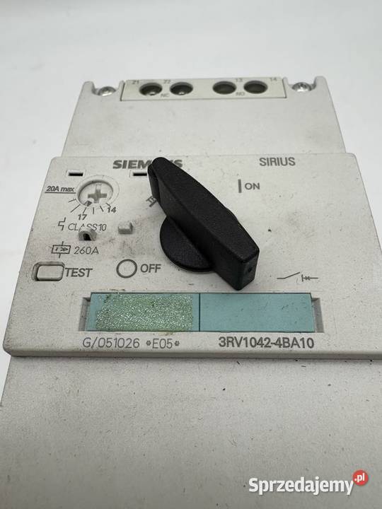 Siemens 3RV10424BA10 Wyłącznik silnikowy mazowieckie Warszawa sprzedam
