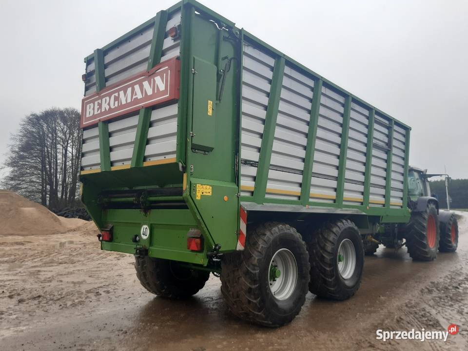 Przyczepa objetosciowa bergmann 40m3 nieuszkodzony Augustów