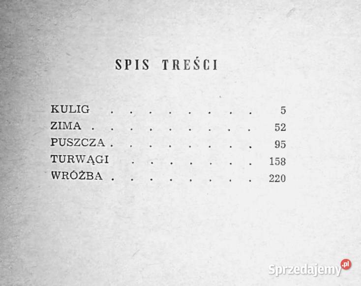 Odyniec Jerzy Putrament sprzedam