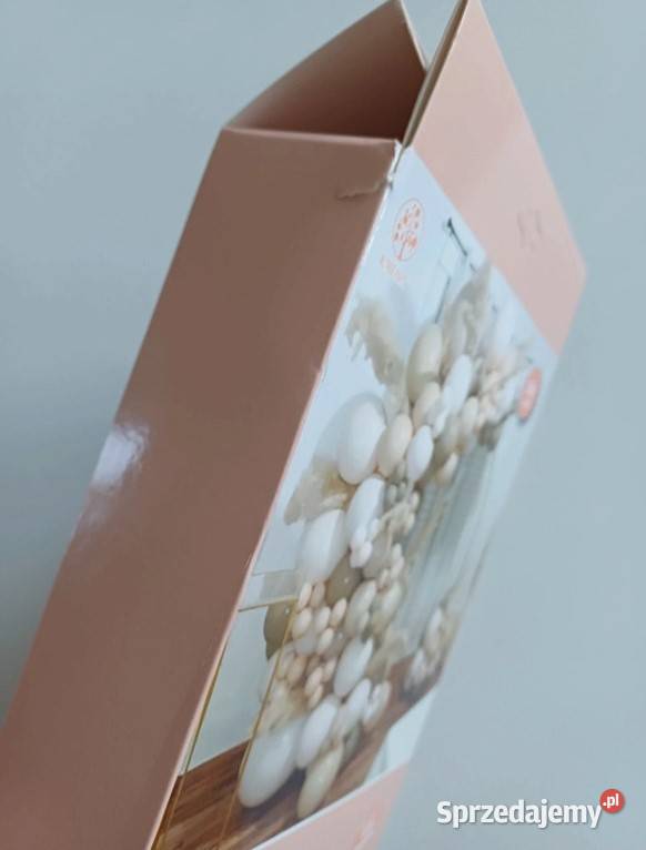 balonowa dekoracja balony latte boho beż beżowa Warszawa
