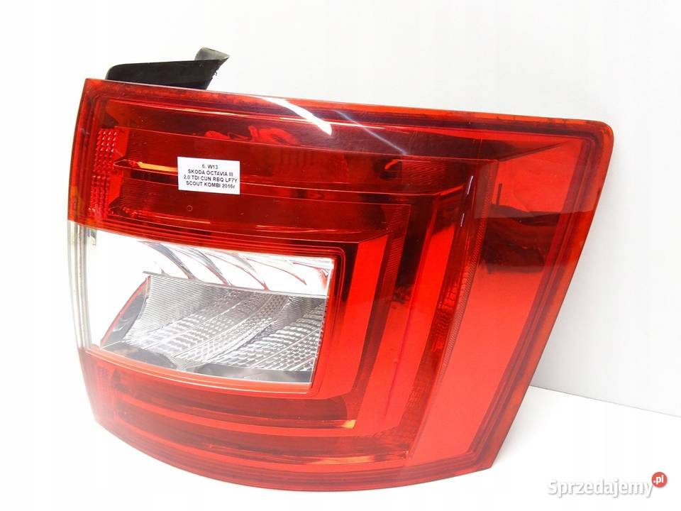 LAMPA PRAWA PRAWY TYŁ TYLNA SKODA OCTAVIA III sprzedam