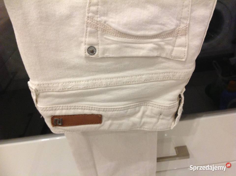 Spodnie Jeans Damskie River Island 36 Białe j biały lubuskie Nowa Sól