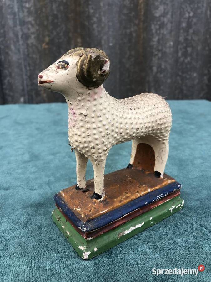 Zabytkowy Gips Baranek Łowicz sprzedam