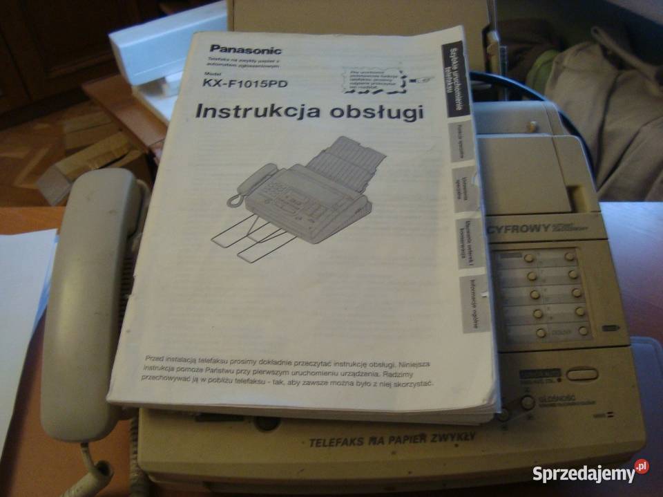 Panasonic telefon fax KXF1015PD Warszawa