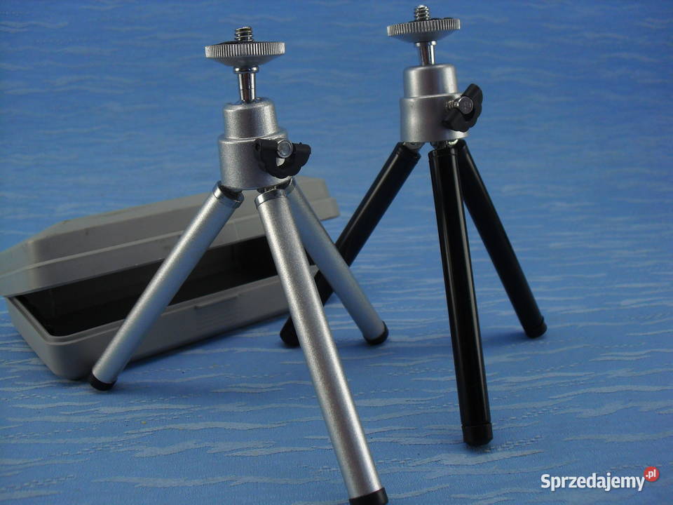 Dwa statywy stołowe do aparatu kamerki Bielawa
