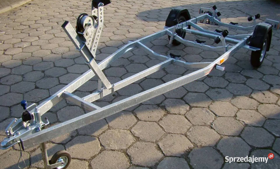 PRZYCZEPA PODŁODZIOWA HAMOWANA DŁUGA 6m DMC1000 pełny VAT Wrocław