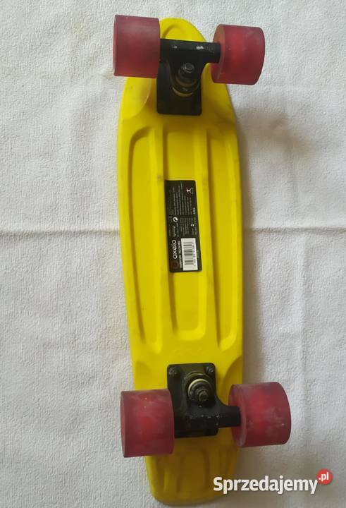 Deskorolka Oxelo Yamba Yellow Red Lato retro Lublin