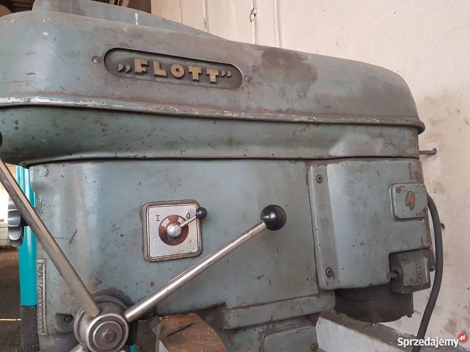 Wiertarka kolumnowa słupowa Flott silnik AEG opolskie Stare Siołkowice