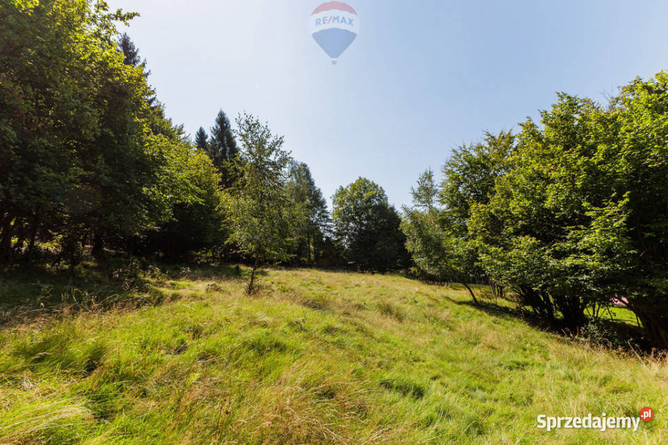 Działka z widokiem na góry Międzybrodzie Międzybrodzie Żywieckie