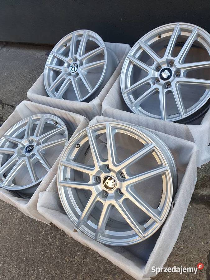 A13 Alufelgi Uzywane 18 5x112 Et43 7J Skoda Seat aluminiowe Opony i felgi Bąków