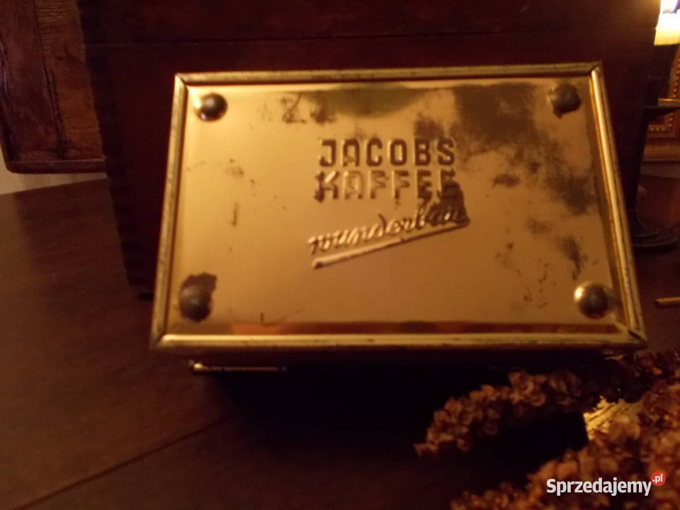 Piękna Stara Puszka Jacobs Kaffee Wunderbar Szczecin
