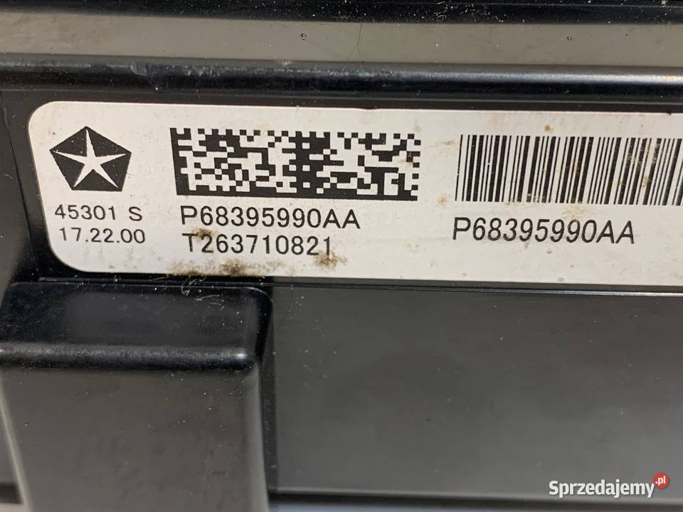 PANEL STEROWANIA NAWIEWU CHRYSLER PACIFICA