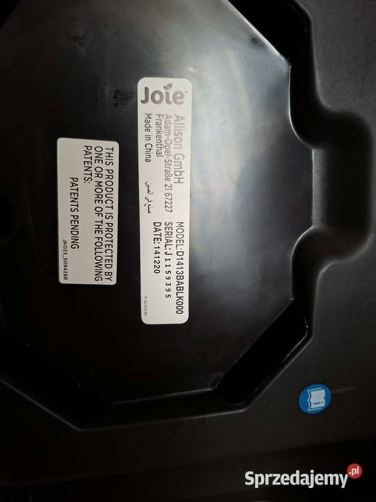 Fotelik Samochodowy Joie z baza ISOFIX