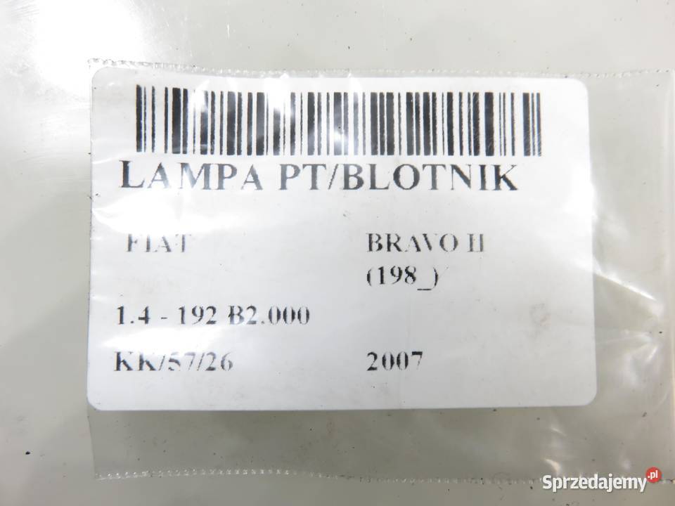 LAMPA PRAWA TYLNA FIAT BRAVO II 198